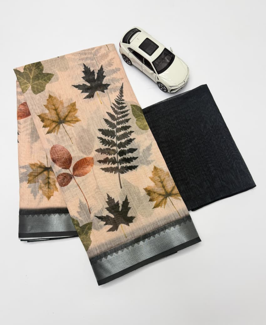 Zariya Jacquard Linen Saree