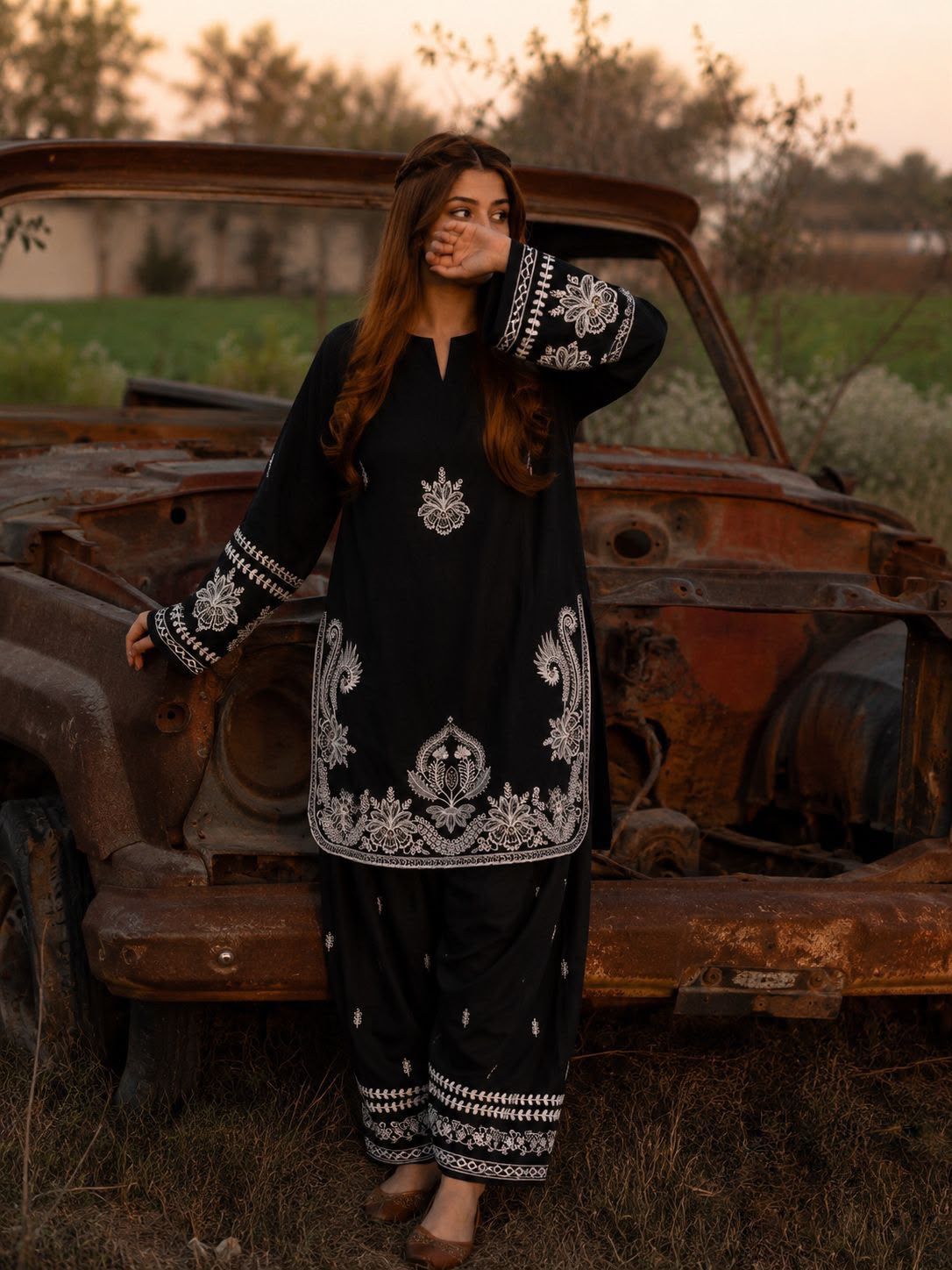 Meher Embroidery Co-Ord Set