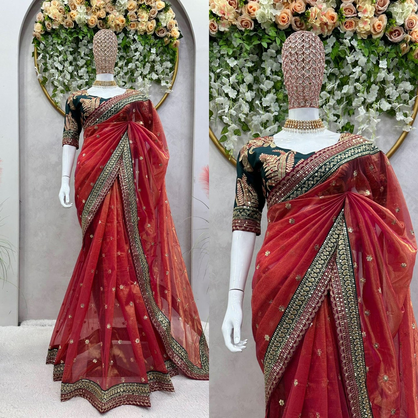 Rajeshwari Designer Net Saree