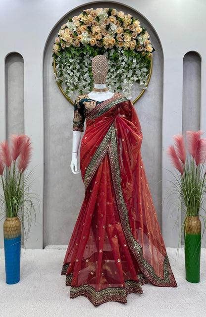 Rajeshwari Designer Net Saree