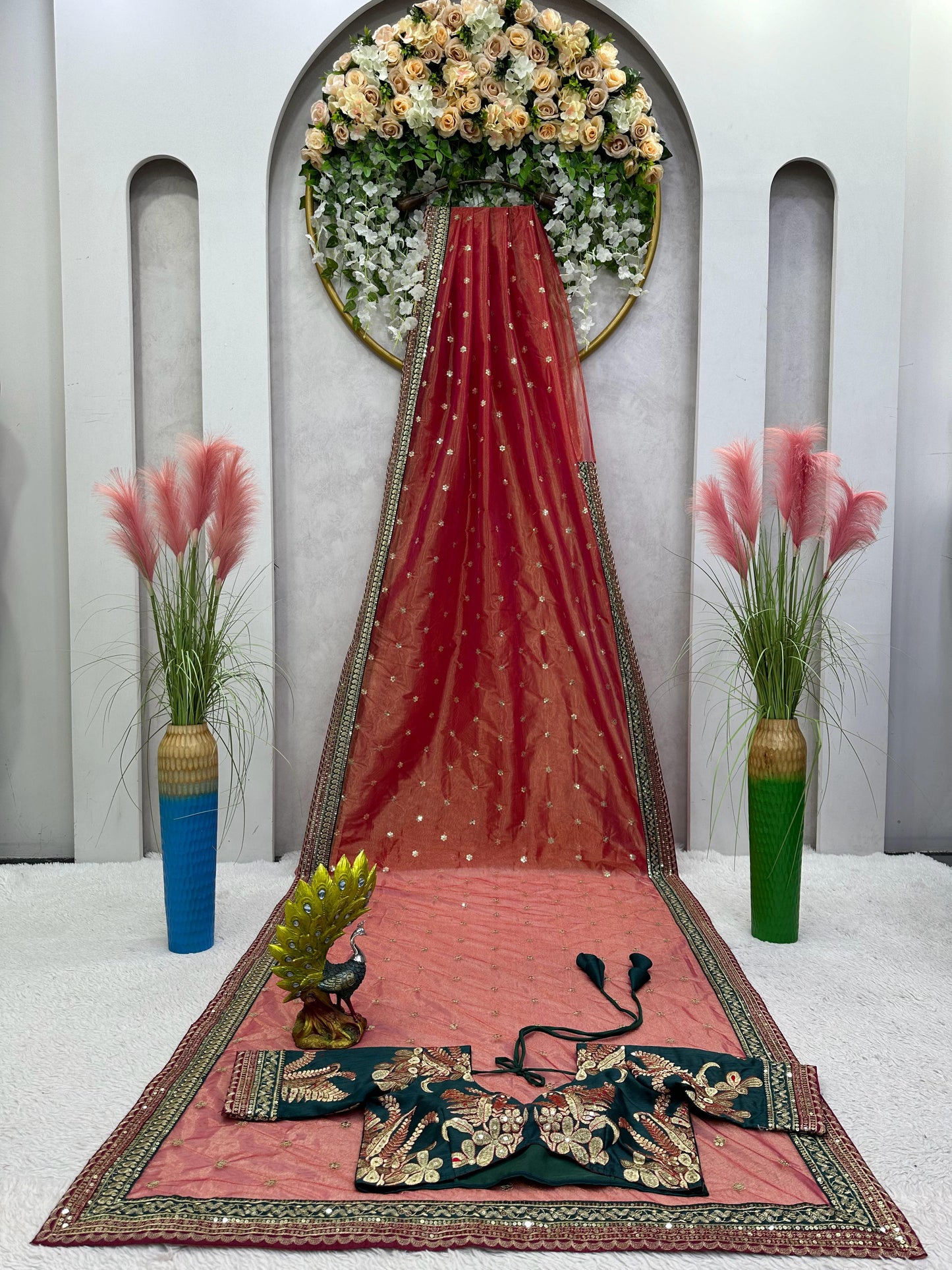 Rajeshwari Designer Net Saree