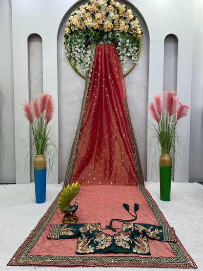 Rajeshwari Designer Net Saree