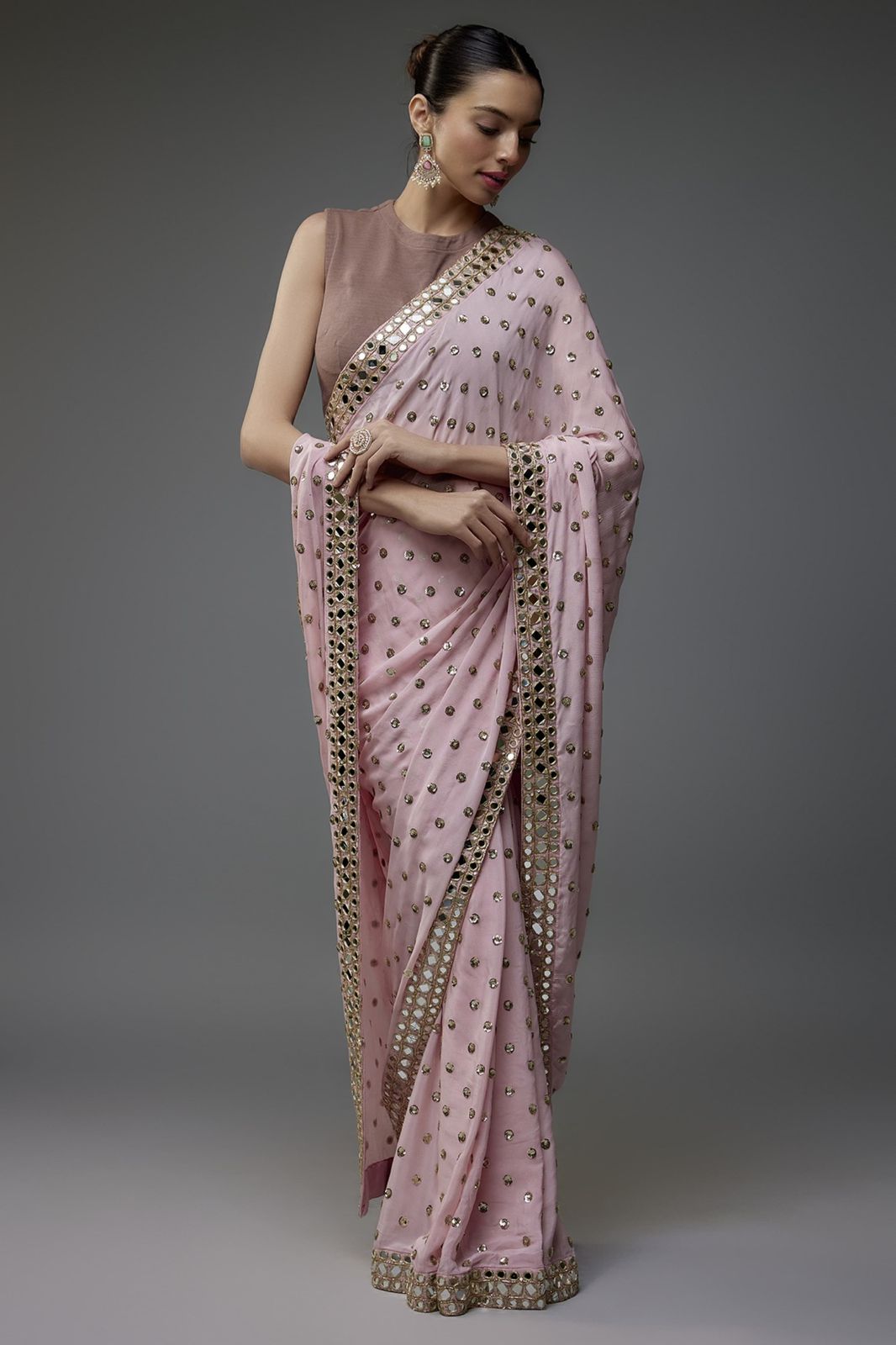 Vasundhara Aari Work Swarna Silk Saree