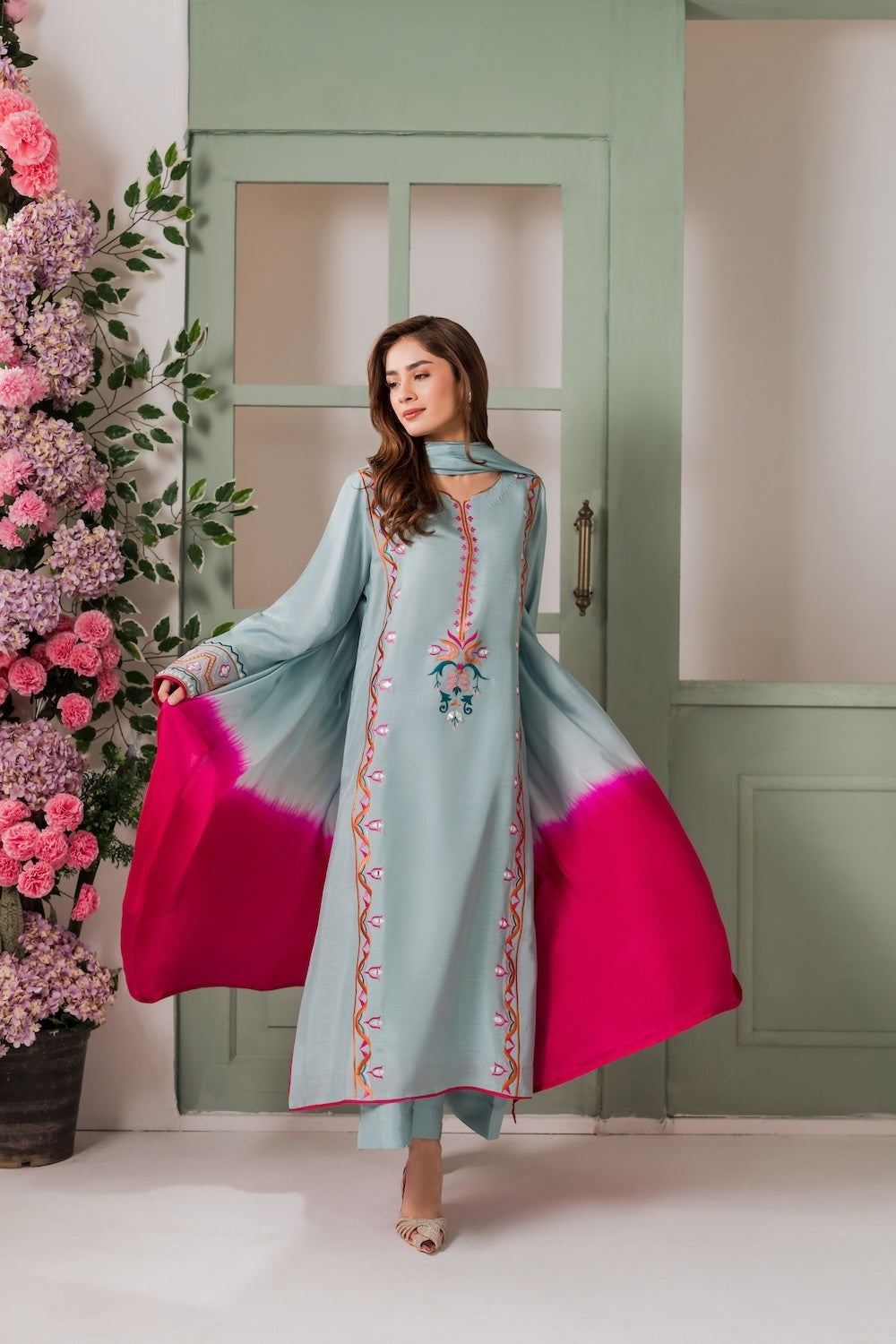 Nazakat – Embroidered Festive Suit Set